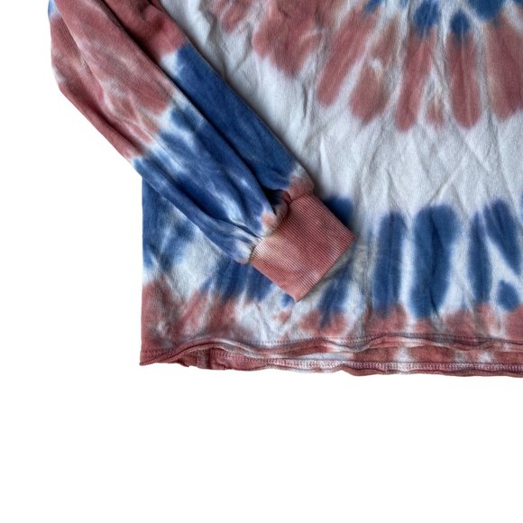 C&C California Tie Dye Faded Red Blue Surf Cali Hippie Crewneck Sweatshirt-S - Picture 11 of 15